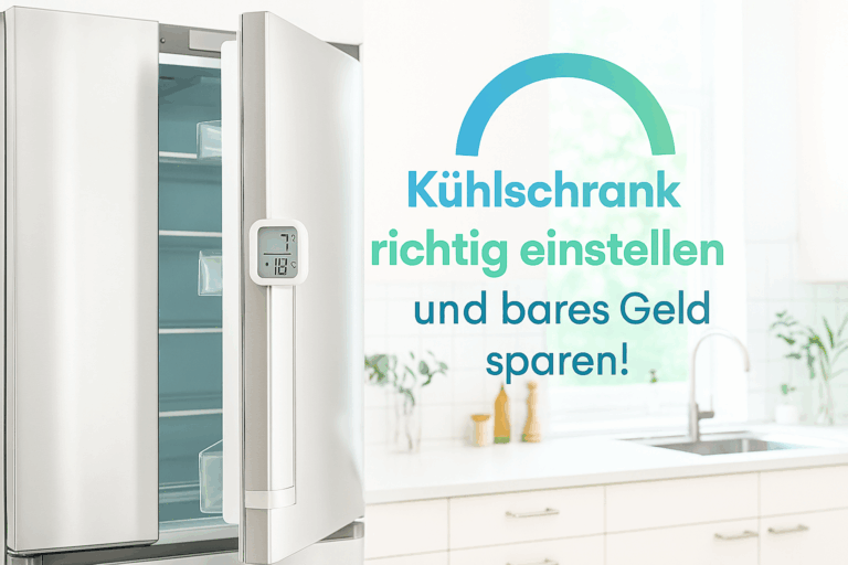 Kühlschrank richtig einstellen und bares Geld sparen!