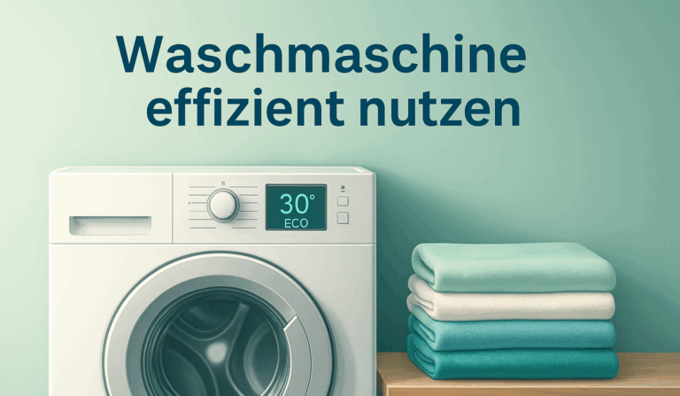 Waschmaschine effizient nutzen
